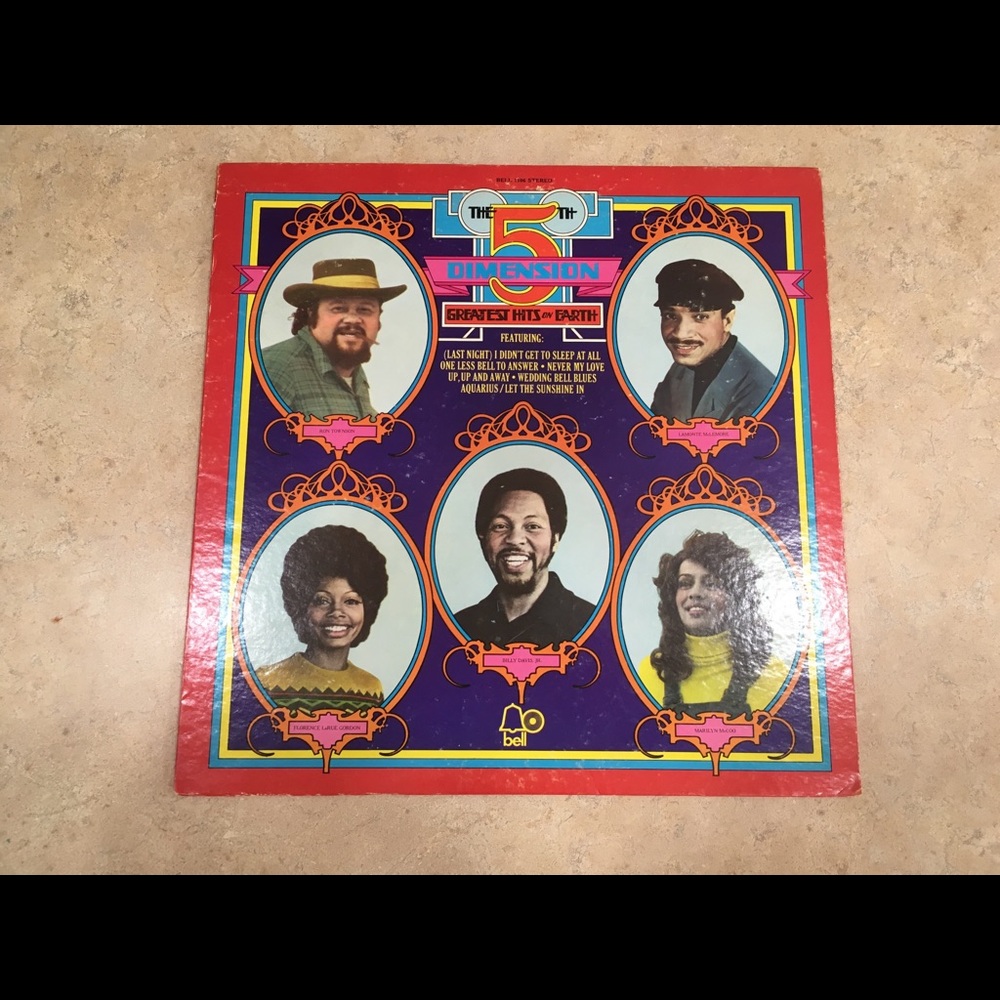 The 5 Dimension Greatest Hits on Earth Vinyl